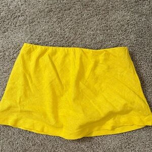 Free People linen mini skirt